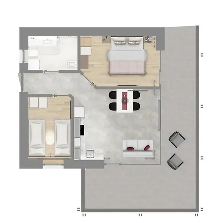 Living - Corte Garden Apartament *